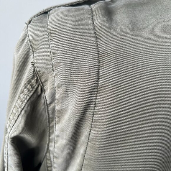 🫒Buffalo David Bitton Military Anorak Jacket - Army Green Utility Sz M!! - Picture 6 of 14